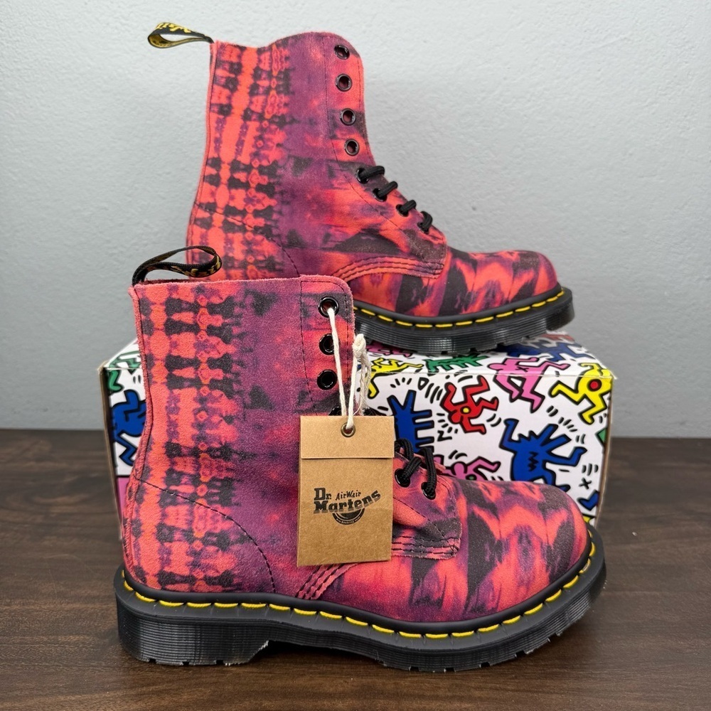 Dr. Doc Martens 1460 Pascal Tie Dye Lace Up Boot Women’s Size 6 US 27242 LA004 - Picture 10 of 11
